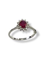 Anello Demetra Donna CHROMA in Oro bianco Rubino 119.R.055.012.W